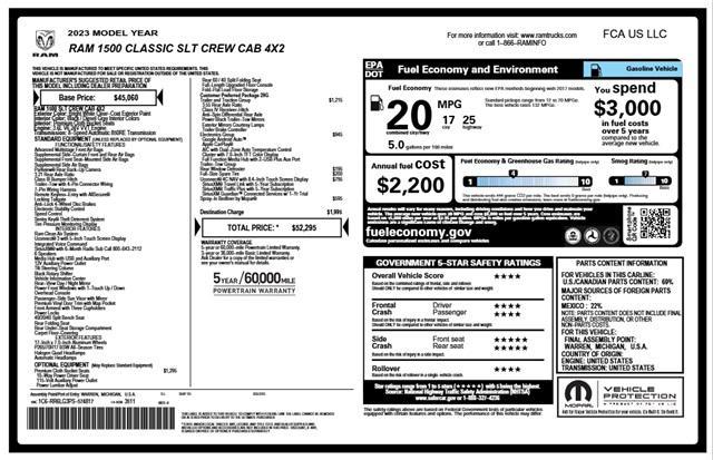 used 2023 Ram 1500 Classic car, priced at $26,881