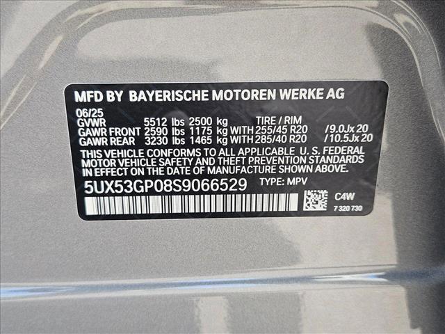 new 2025 BMW X3 car, priced at $53,010