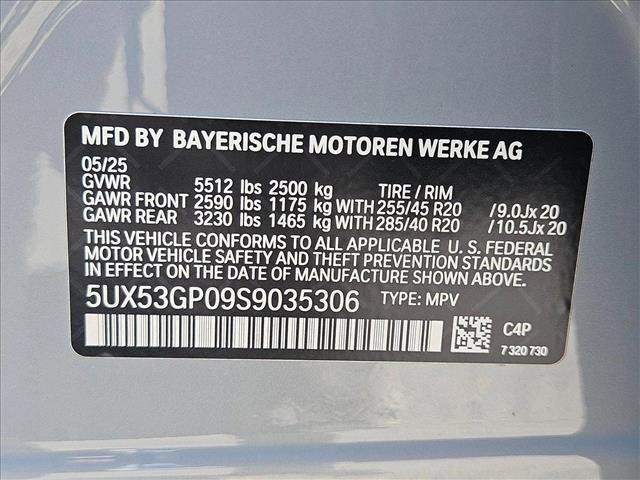 new 2025 BMW X3 car, priced at $57,860