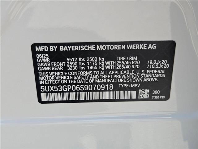 new 2025 BMW X3 car, priced at $53,860