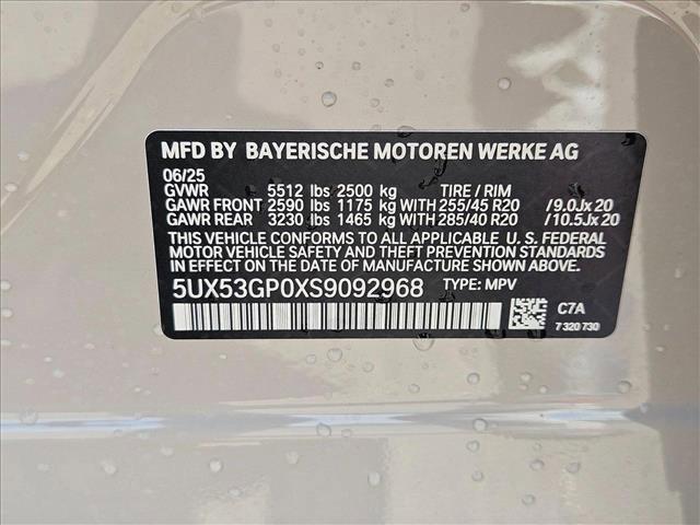 new 2025 BMW X3 car, priced at $54,910