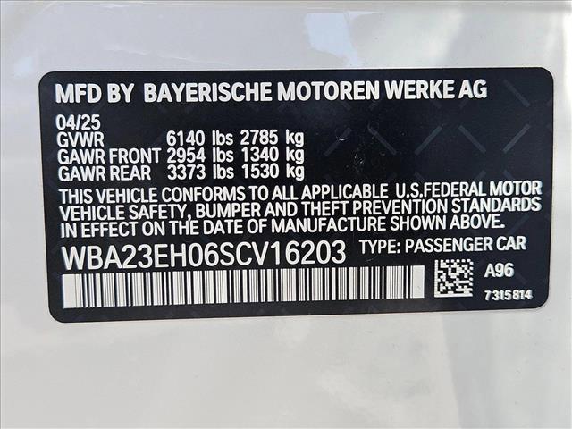 new 2025 BMW 740 car, priced at $102,525
