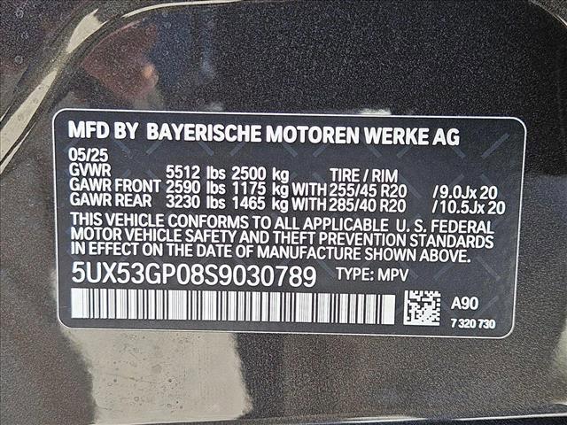 new 2025 BMW X3 car, priced at $55,425