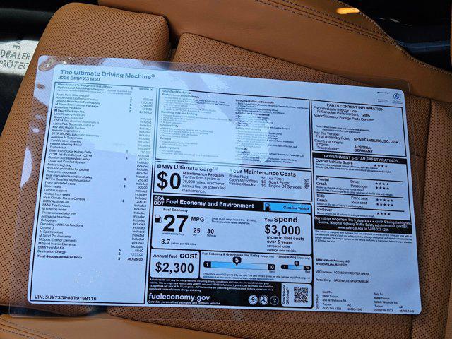 new 2026 BMW X3 car, priced at $76,625