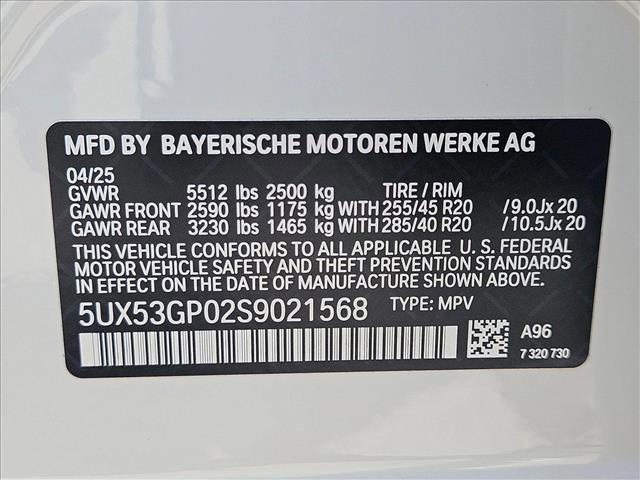 new 2025 BMW X3 car, priced at $59,610