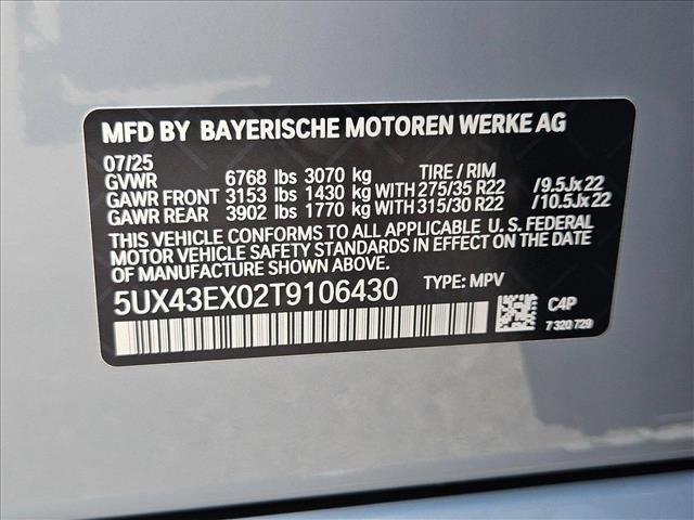 new 2026 BMW X6 car, priced at $101,175