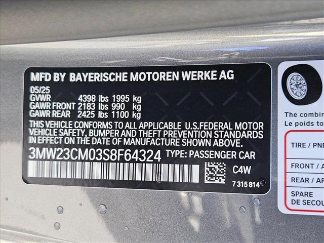 new 2025 BMW 230 car, priced at $45,770