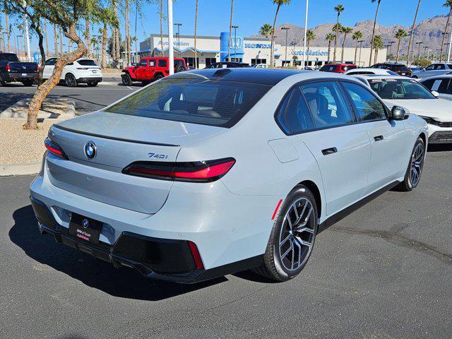 new 2025 BMW 740 car, priced at $100,200