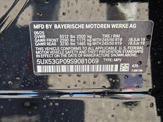 new 2025 BMW X3 car, priced at $53,810