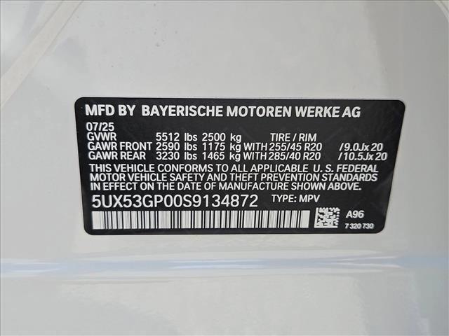new 2025 BMW X3 car, priced at $58,160