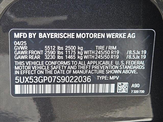 new 2025 BMW X3 car, priced at $57,110