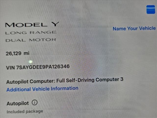 used 2023 Tesla Model Y car, priced at $31,995