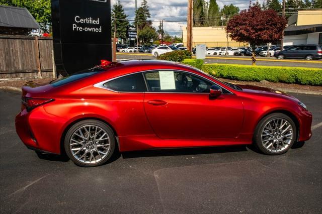 used 2019 Lexus RC 350 car, priced at $42,476