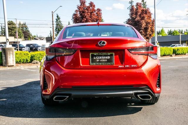 used 2019 Lexus RC 350 car, priced at $42,476