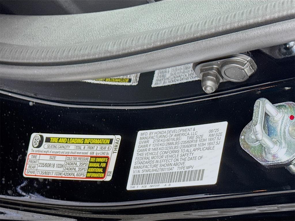 new 2026 Honda Odyssey car, priced at $44,885