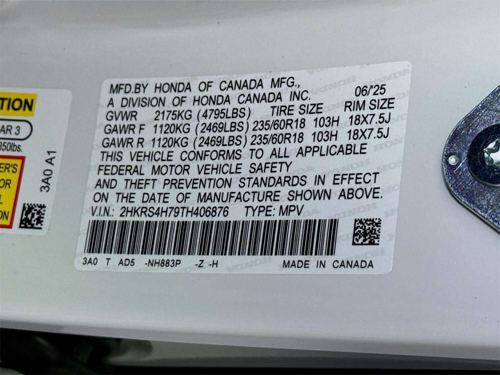 new 2026 Honda CR-V car, priced at $38,750