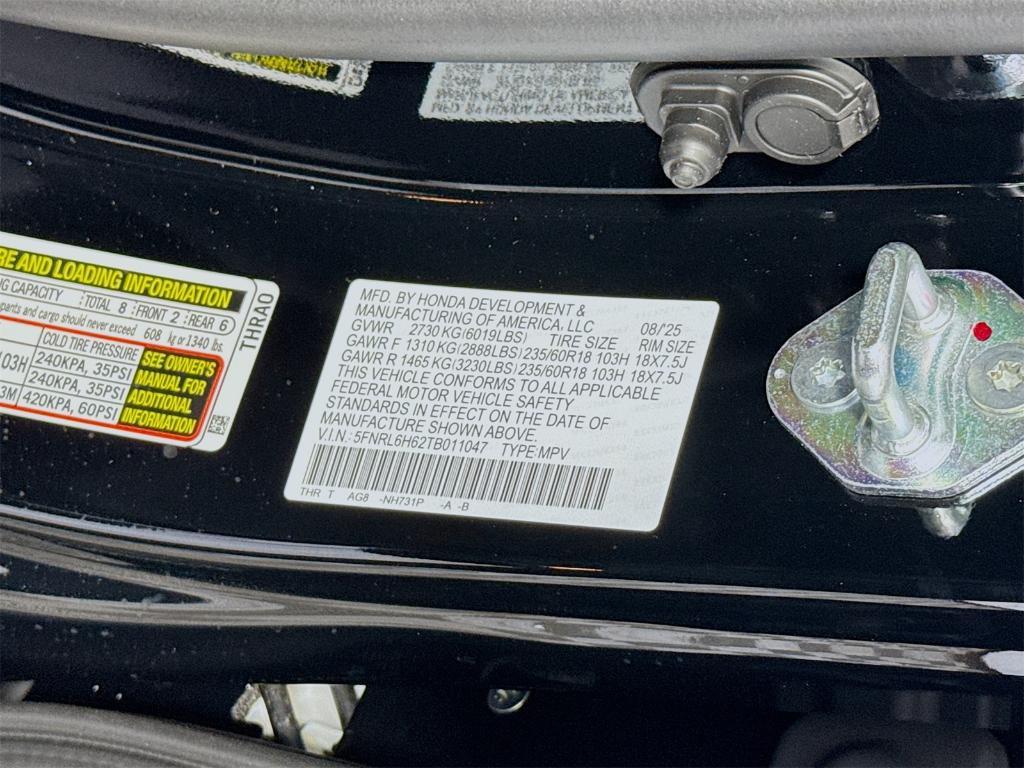new 2026 Honda Odyssey car, priced at $45,685