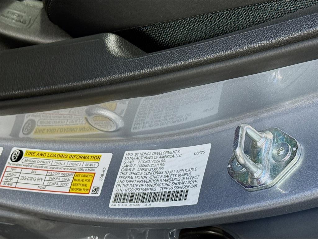 new 2025 Honda Accord Hybrid car, priced at $40,450