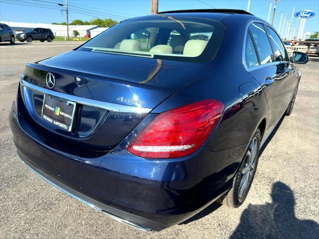 used 2015 Mercedes-Benz C-Class car, priced at $10,000