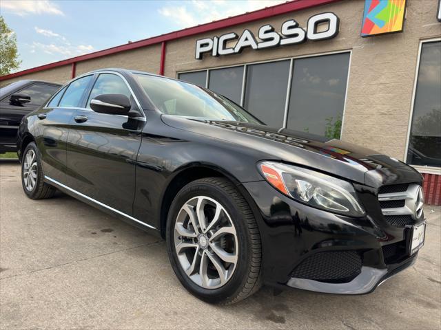 used 2015 Mercedes-Benz C-Class car, priced at $12,000