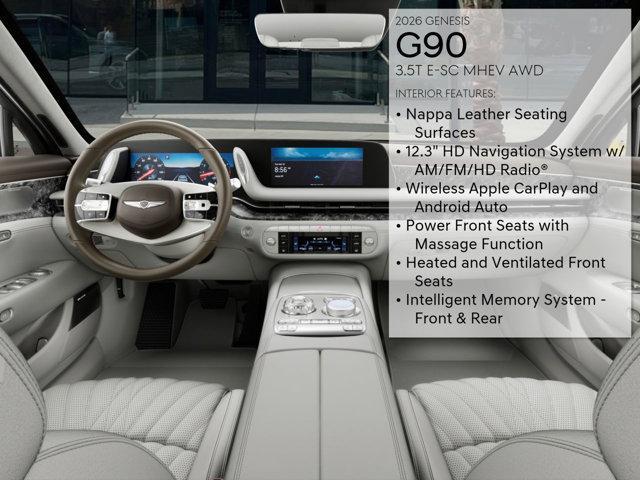 new 2026 Genesis G90 car, priced at $105,450