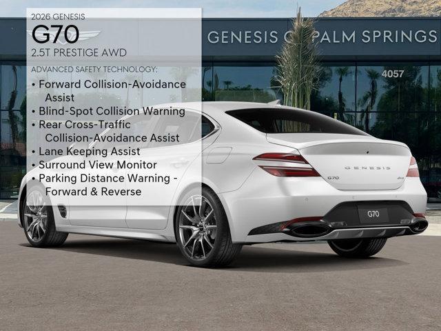 new 2026 Genesis G70 car, priced at $52,390