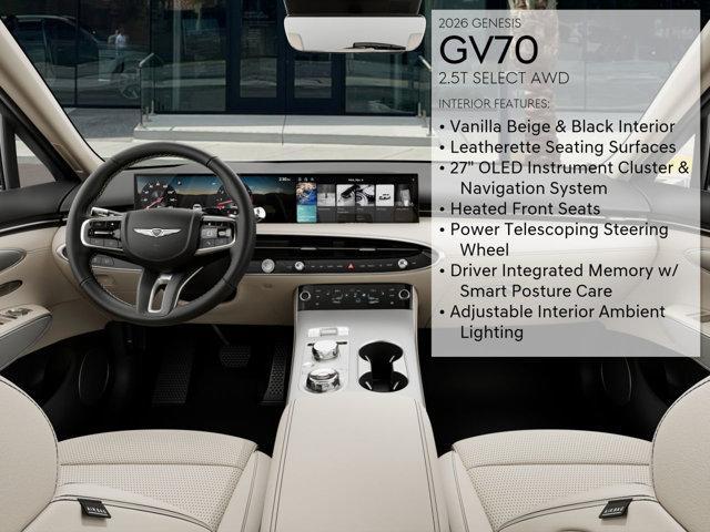 new 2026 Genesis GV70 car, priced at $55,000