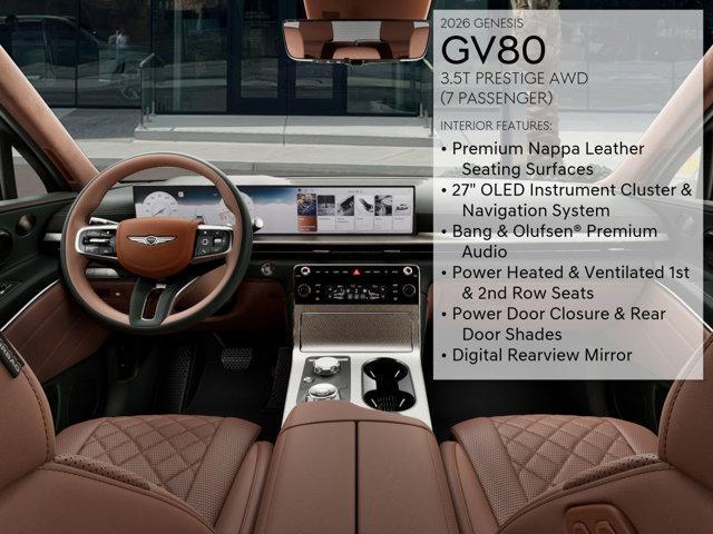 new 2026 Genesis GV80 car, priced at $85,090