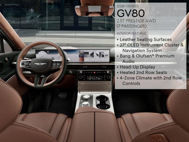 new 2026 Genesis GV80 car, priced at $75,795