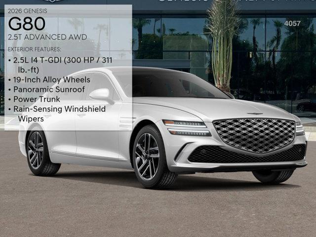 new 2026 Genesis G80 car, priced at $66,675
