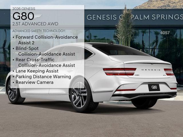 new 2026 Genesis G80 car, priced at $66,675