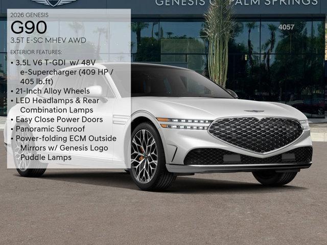 new 2026 Genesis G90 car, priced at $105,450
