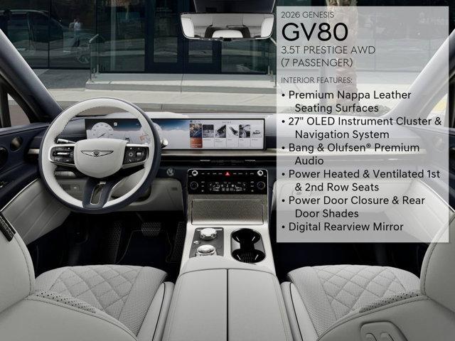 new 2026 Genesis GV80 car, priced at $85,050
