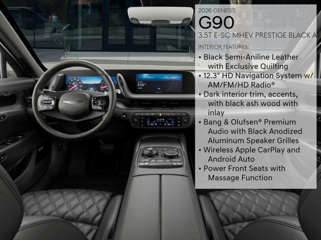 new 2026 Genesis G90 car, priced at $108,265