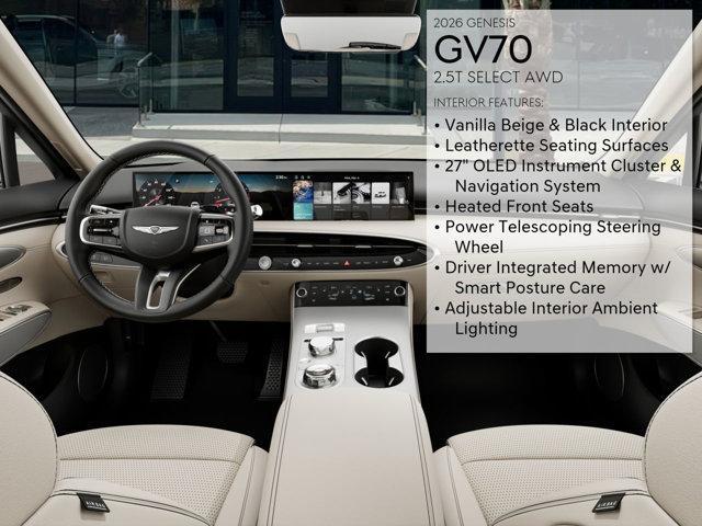 new 2026 Genesis GV70 car, priced at $55,000
