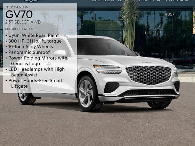 new 2026 Genesis GV70 car, priced at $55,000