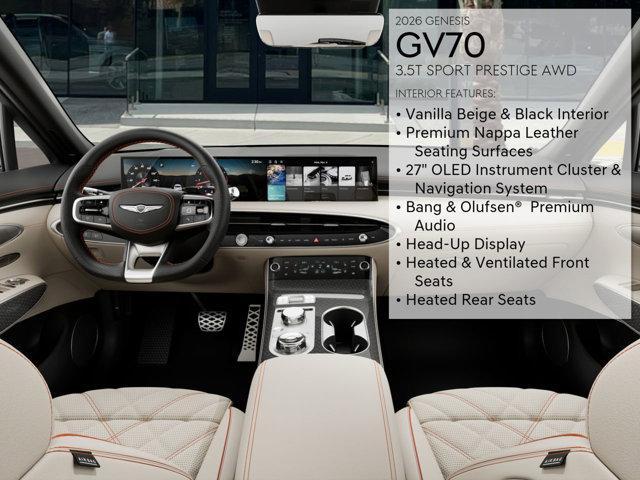 new 2026 Genesis GV70 car, priced at $74,035