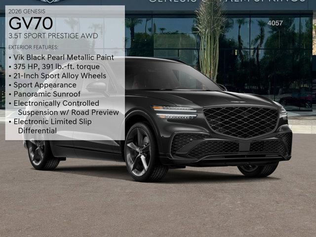 new 2026 Genesis GV70 car, priced at $73,099