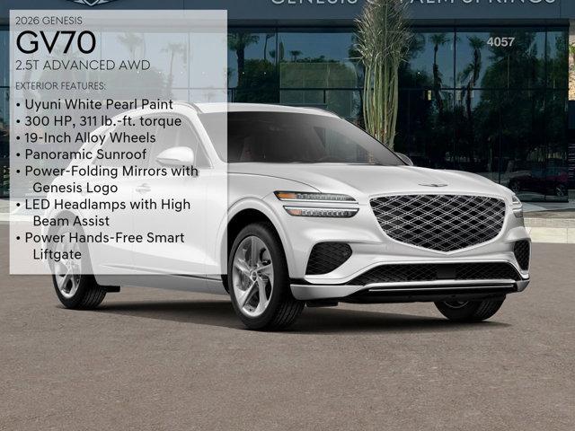 new 2026 Genesis GV70 car, priced at $59,545