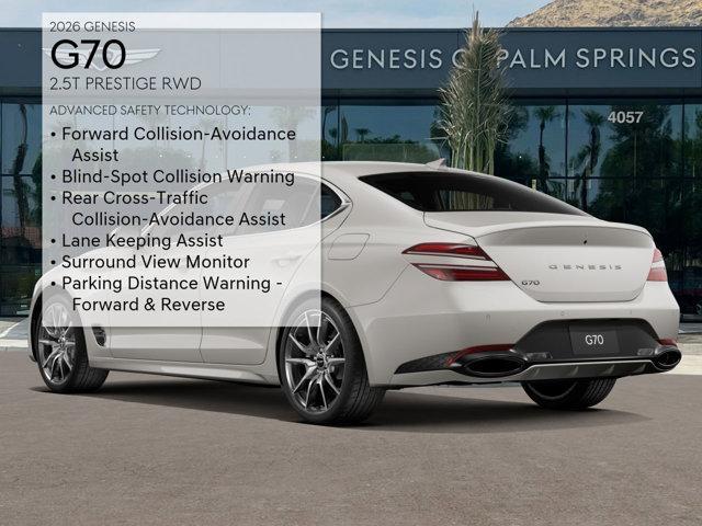 new 2026 Genesis G70 car, priced at $50,335
