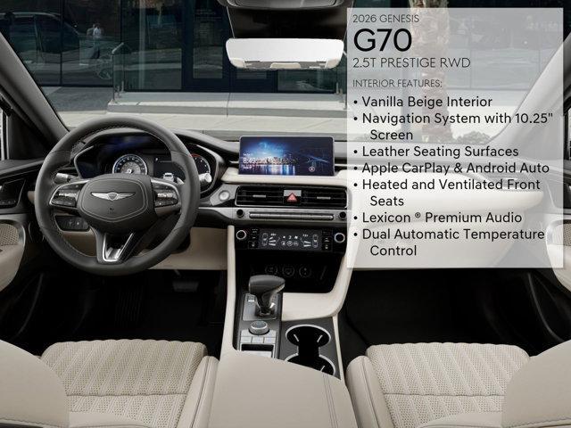 new 2026 Genesis G70 car, priced at $50,485