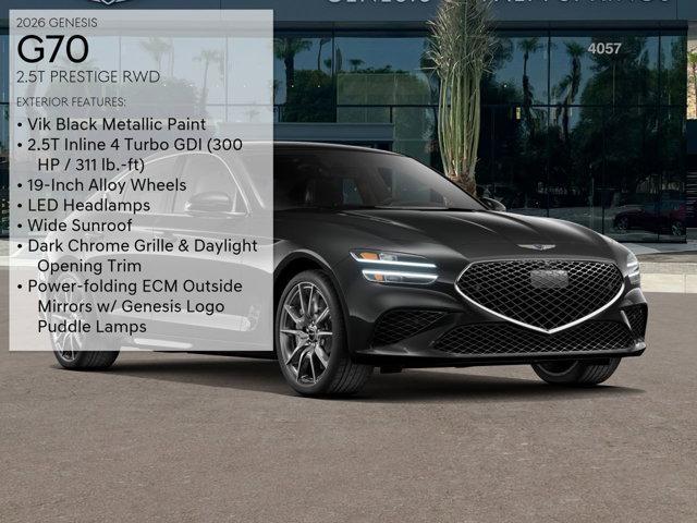 new 2026 Genesis G70 car, priced at $50,485