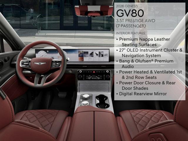 new 2026 Genesis GV80 car, priced at $84,995