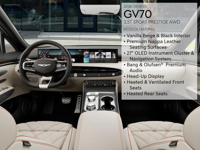 new 2026 Genesis GV70 car, priced at $73,240