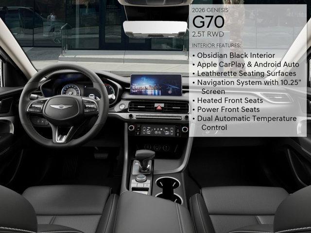 new 2026 Genesis G70 car, priced at $45,310