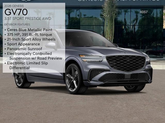 new 2026 Genesis GV70 car, priced at $72,555