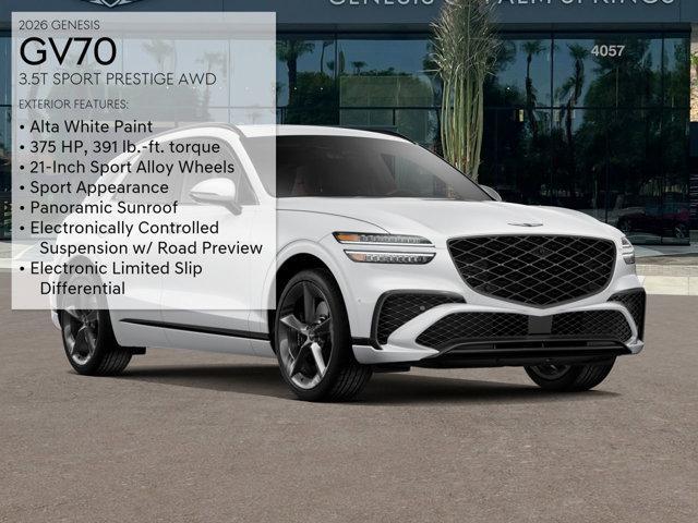 new 2026 Genesis GV70 car, priced at $72,150