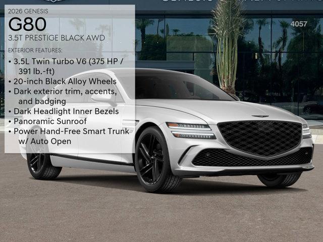 new 2026 Genesis G80 car, priced at $81,695