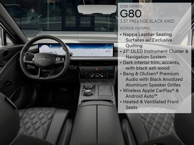 new 2026 Genesis G80 car, priced at $81,695