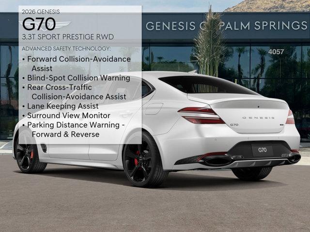 new 2026 Genesis G70 car, priced at $56,170